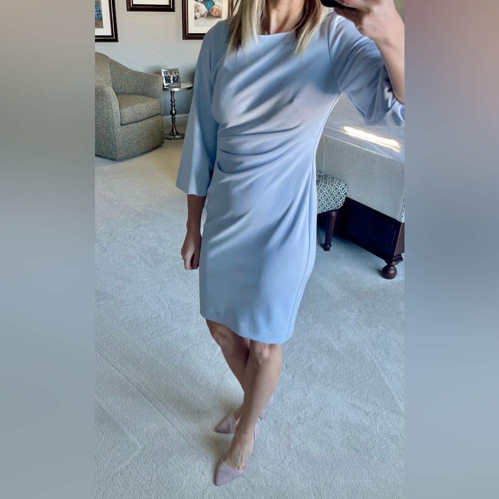 Ralph Lauren Women's 3/4 Sleeve Work Dress 2 Petite